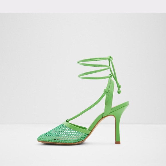 ALDO TROPEZ heels in Green Size 9 NWT w/o box. Purse sold separately - Picture 4 of 8